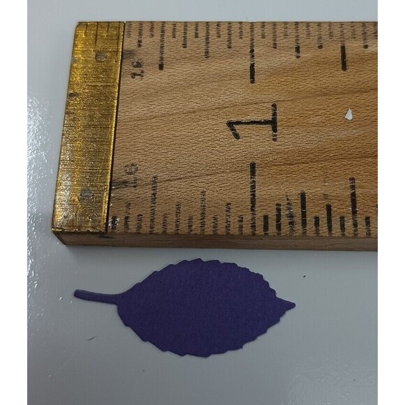 Martha Stewart Green Leaf Rose Fall Autumn Scrapbook Craft Paper Punch - Picture 3 of 3